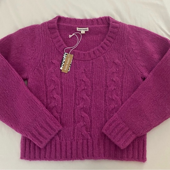 Roller Rabbit | Sweaters | Roller Rabbit Alpaca Cropped Sweater L ...